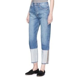 FRAME DENIM LE ORIGINAL REVERSED CUFF CROPPED